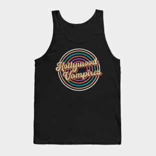 vintage circle line color Hollywood Vampires Tank Top